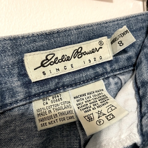 Vintage 90’s Eddie Bauer Denim Skirt - Picture 3 of 3
